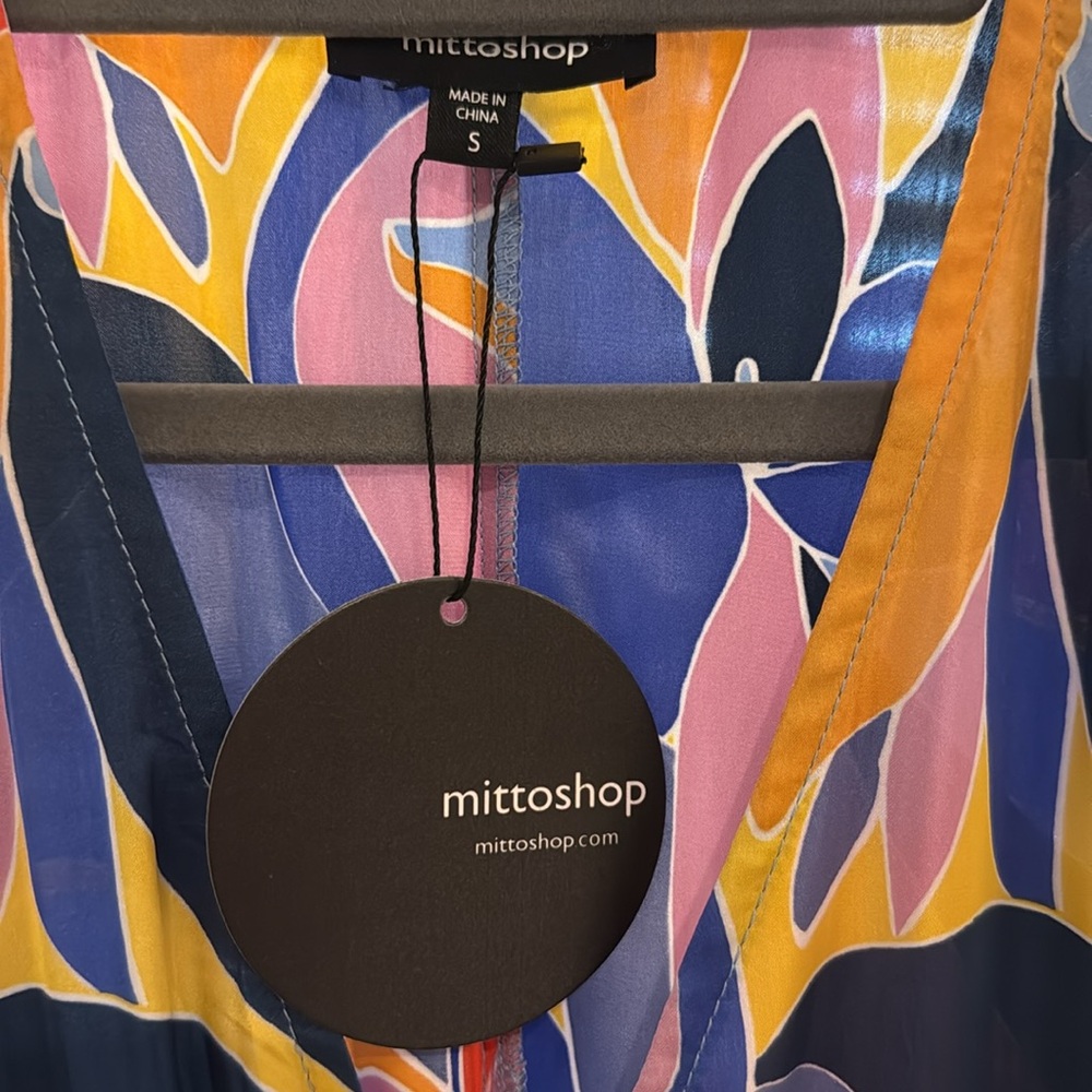 #306 LAST ONE!!  MITTOSHOP COLORFUL DRESS - Picture 3 of 6